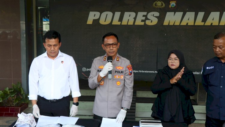 Polres Malang Gagalkan Peredaran 1,1 Kg Sabu dan Ribuan Ekstasi Asal Jakarta